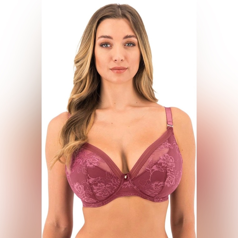 Fantasie Women's Fusion Lace Underwire Padded Plunge Bra 32I